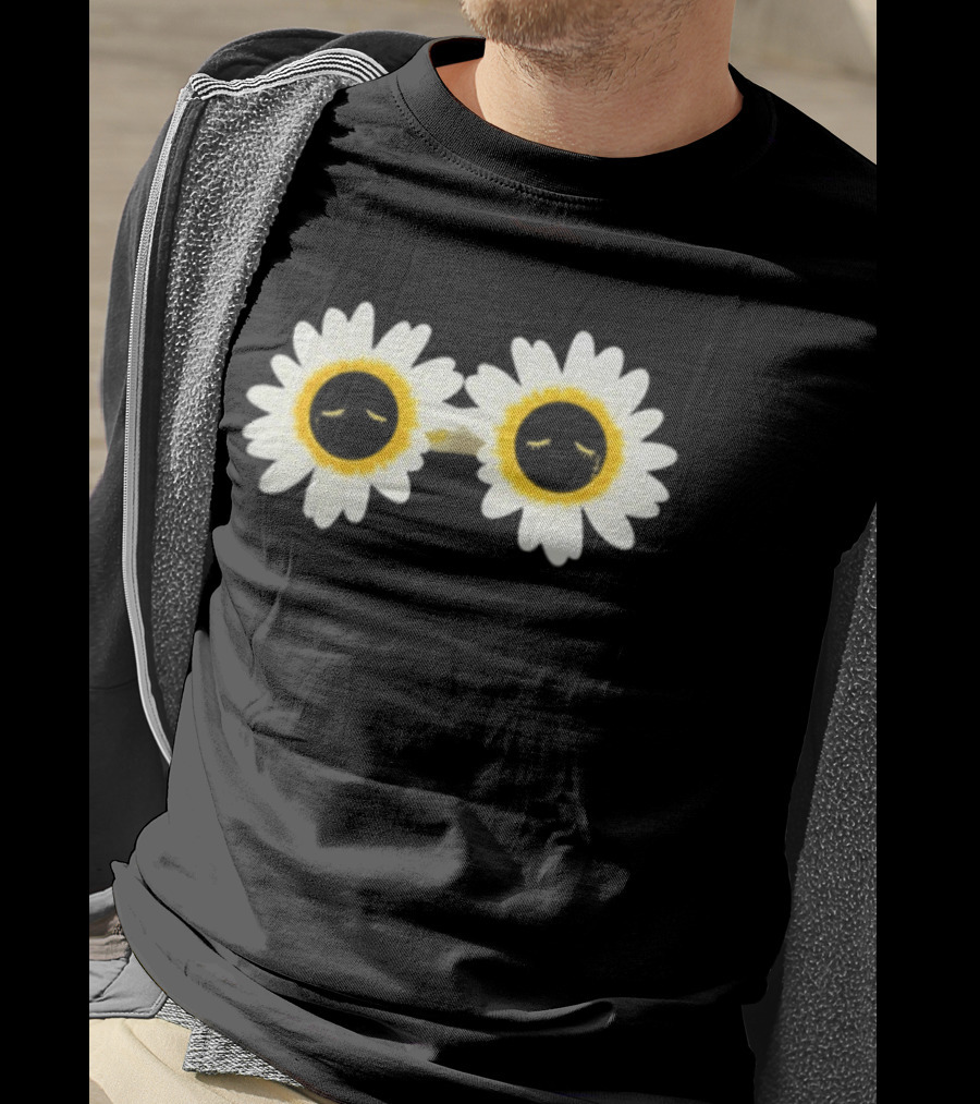 Arcade Fire Flower Power Daisy Sunglasses T-Shirt