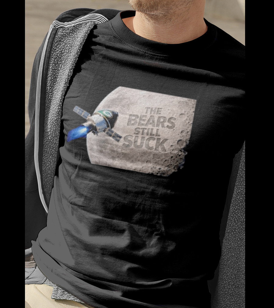 Artemis II Green Bay Packers The Bears Still Suck Moon Satellite T-Shirt
