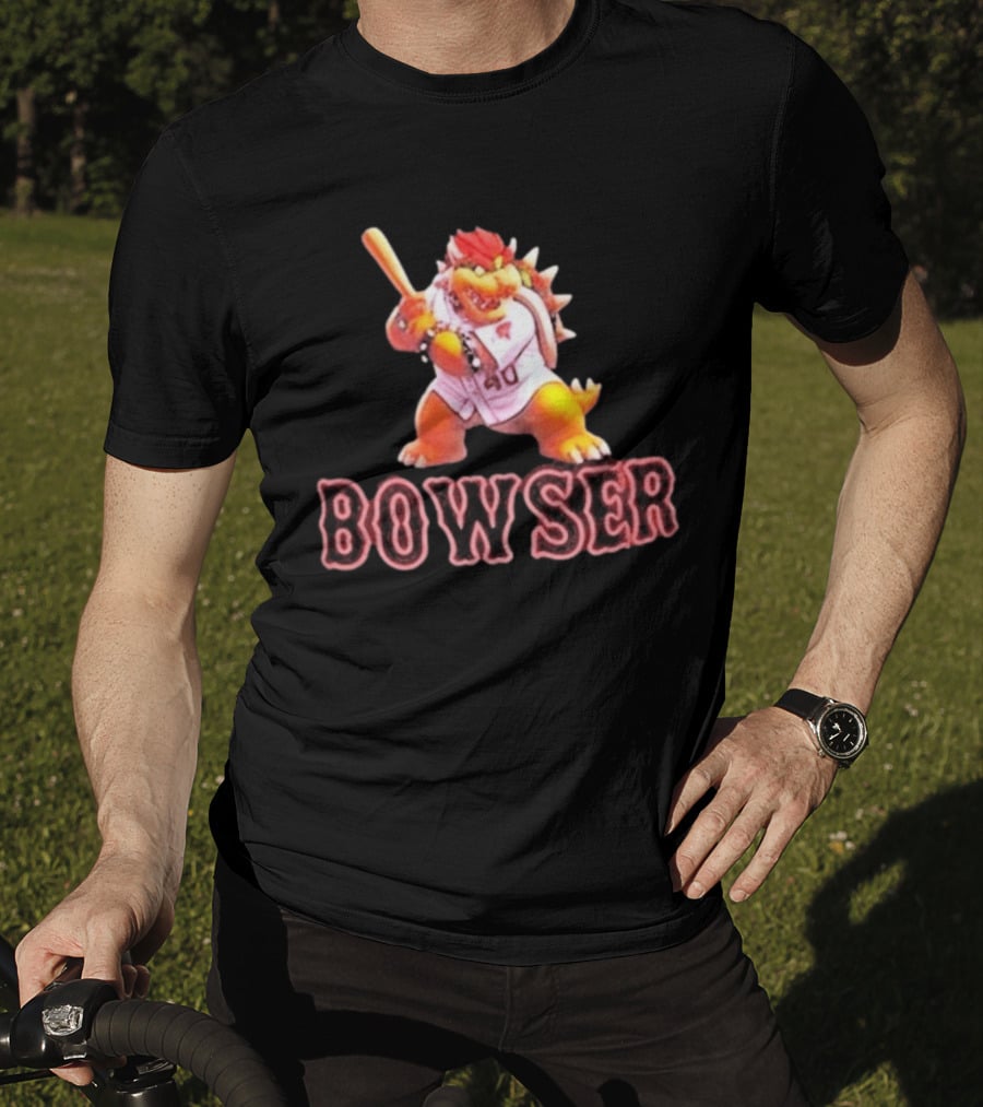 Bowser Baseball Character Caleb Durbin 40 T-Shirt