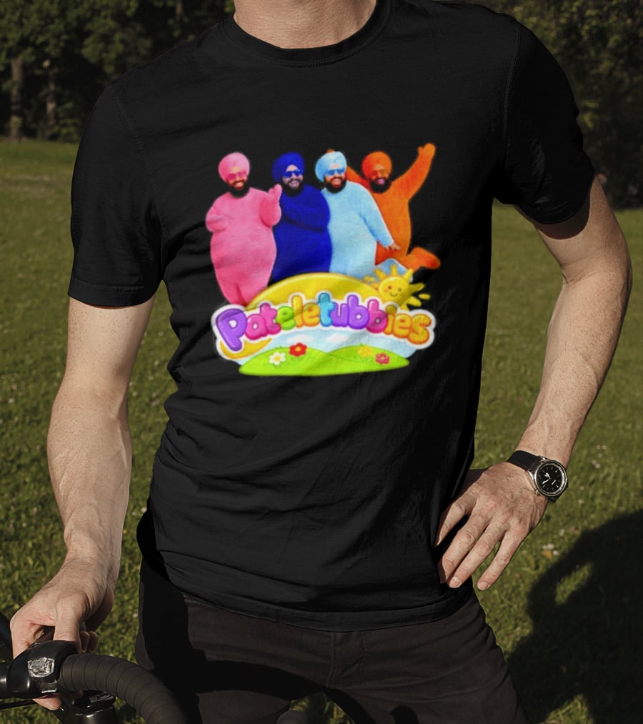 Pateletubbies Indian Characters With Colorful Outfits T-Shirt