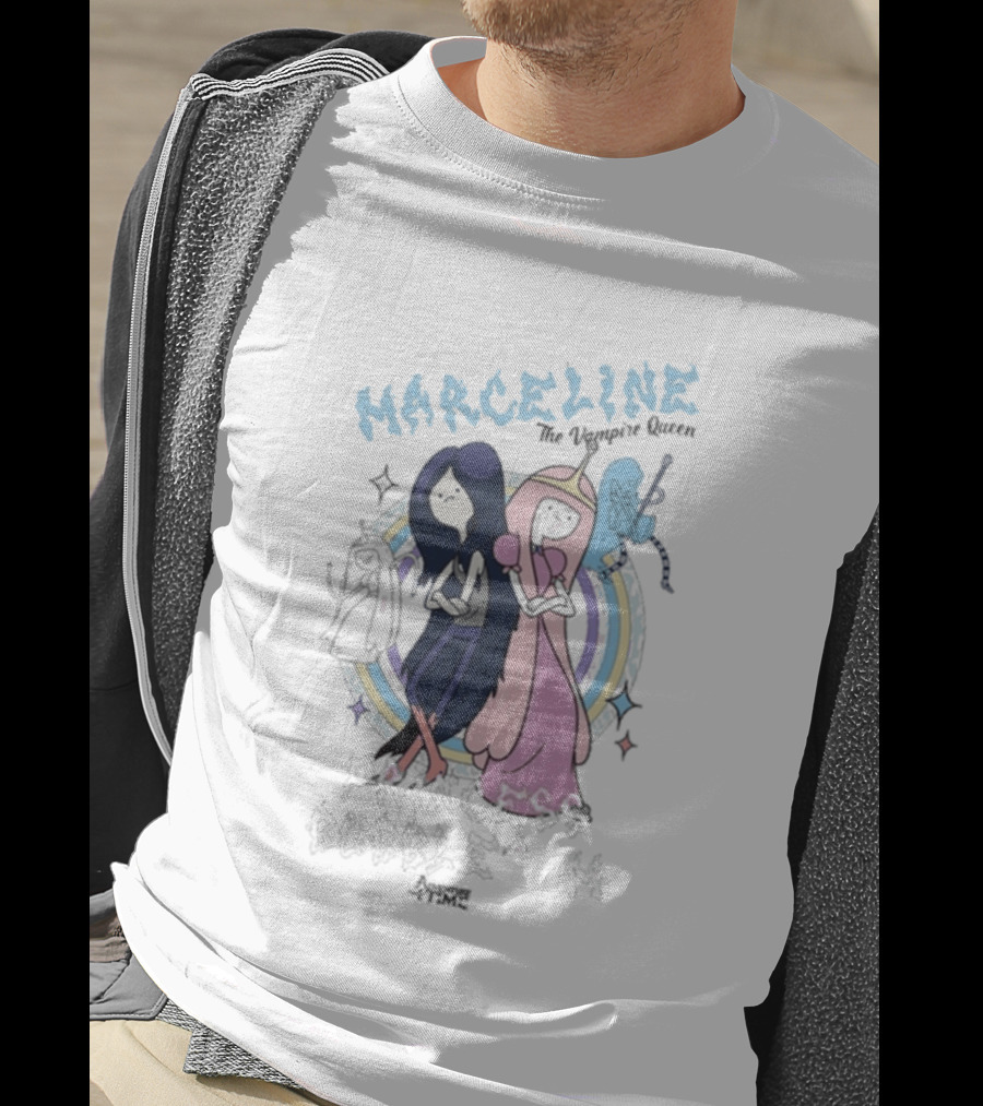 Adventure Time Marceline The Vampire Queen Princess Bubblegum T-Shirt