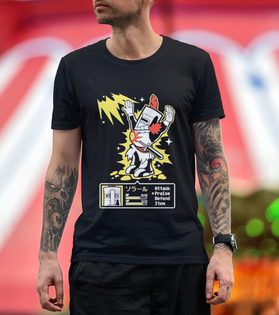 Solar Man Goblin Tengu Attack Praise Defend Item T-Shirt