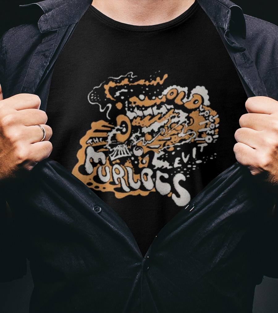 The Murlocs Old Locomotive Psychedelic Lettering T-Shirt