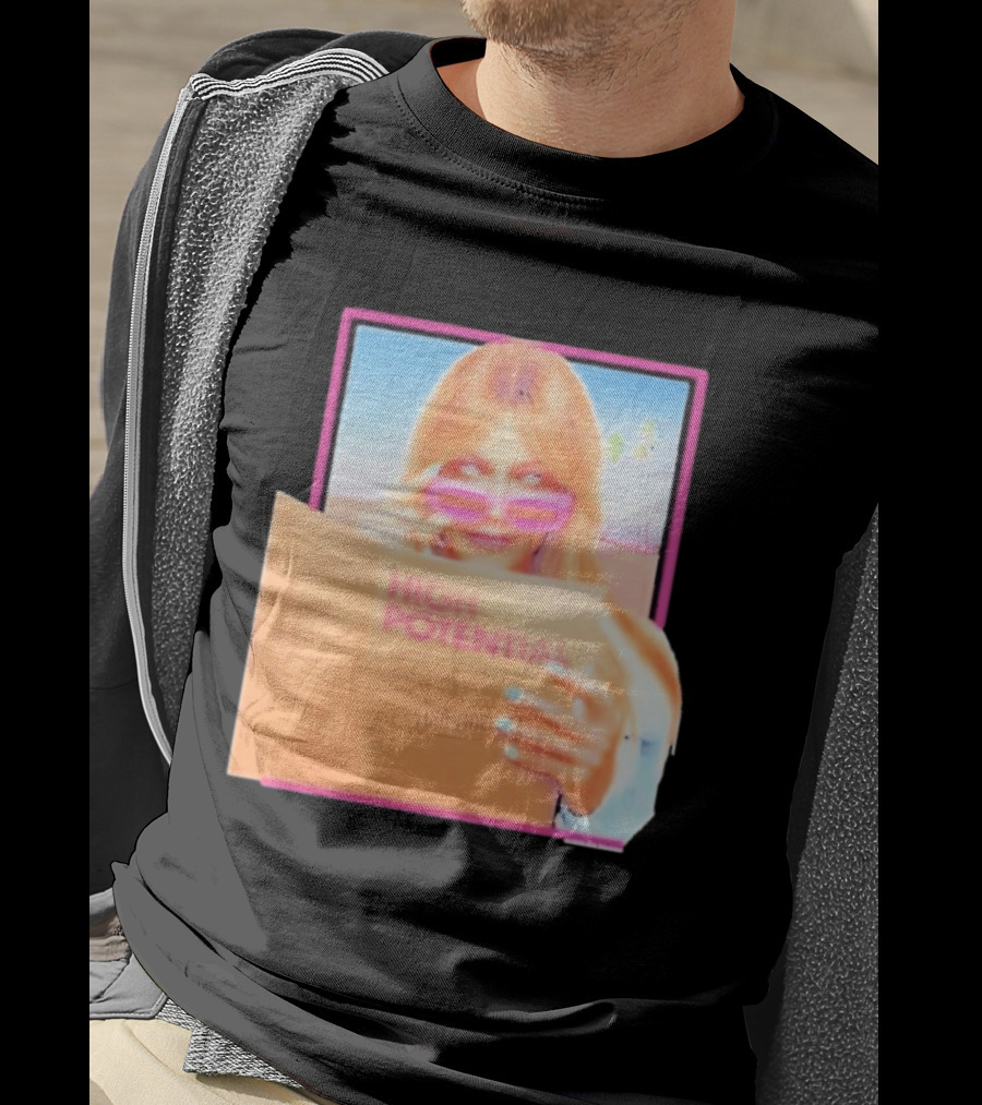 High Potential Confident Woman In Sunglasses Reading Document T-Shirt