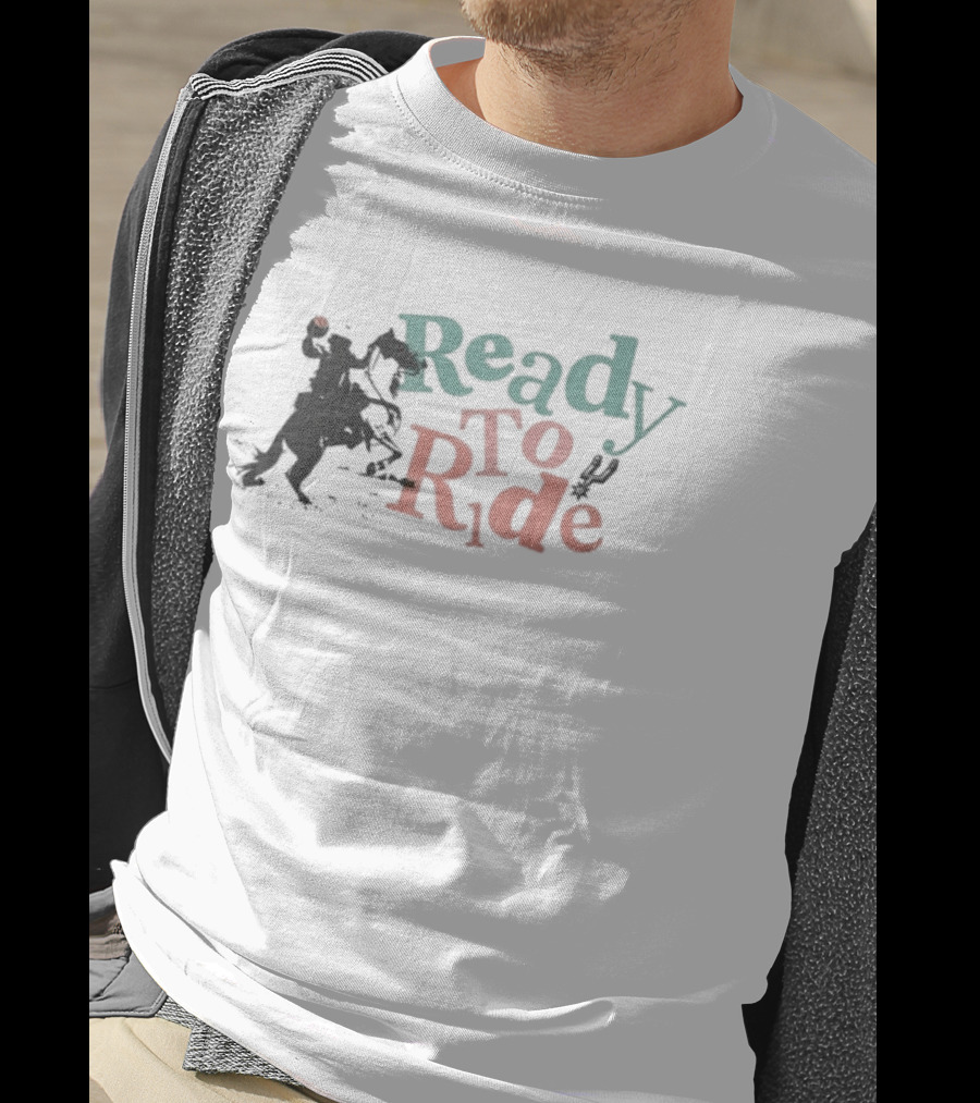 Ready To Ride Cowboy T-Shirt