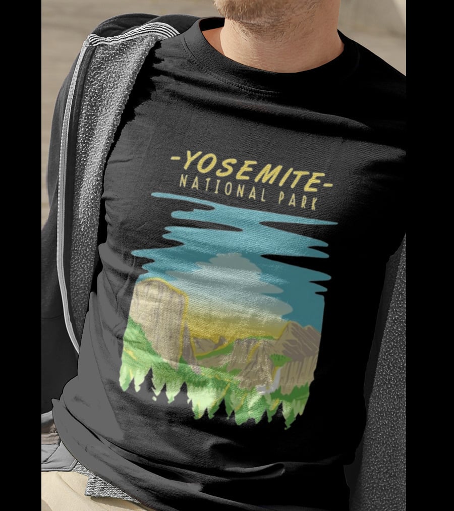 Yosemite National Park Scenic Nature Vista T-Shirt