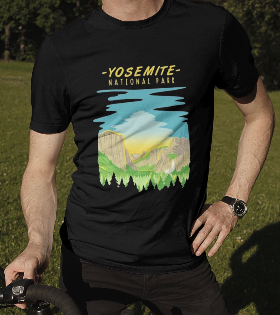 Yosemite National Park Scenic Nature Vista T-Shirt