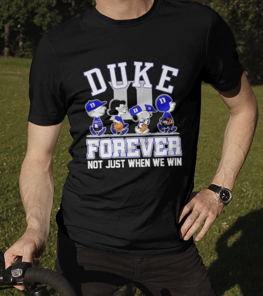 Duke Peanuts Abbey Road Forever Not Just When We Win 2026 T-Shirt