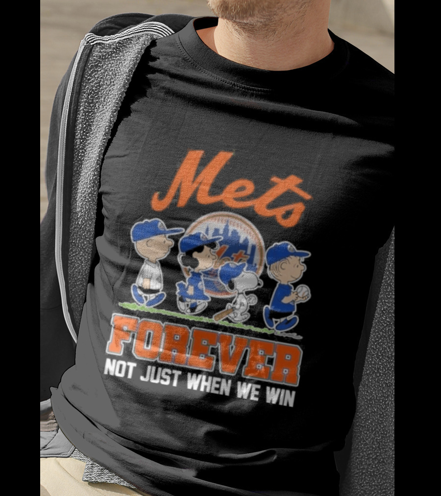 2026 Mets Peanuts Abbey Road Forever Not Just When We Win T-Shirt