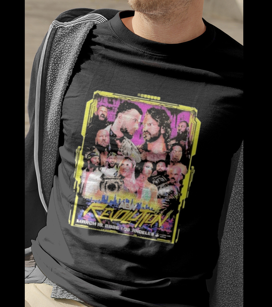 AEW Revolution March 18 2026 Los Angeles Wrestling Event T-Shirt