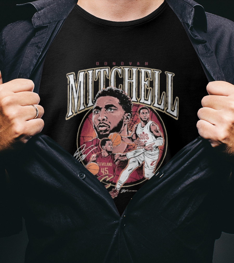 Donovan Mitchell Cleveland Cavaliers Basketball Sports T-Shirt