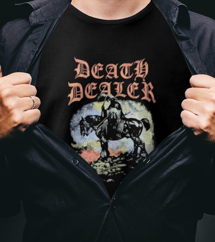 Frazetta Death Dealer Warrior Horseman T-Shirt