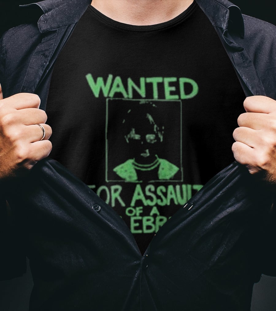 Wanted The Wanted For Assault Of A Celebrity T-Shirt