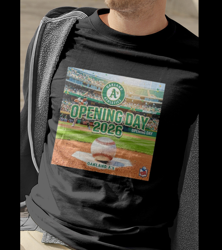 Oakland Athletics Opening Day 2026 MLB Baseball Season Celebration T-Shirt