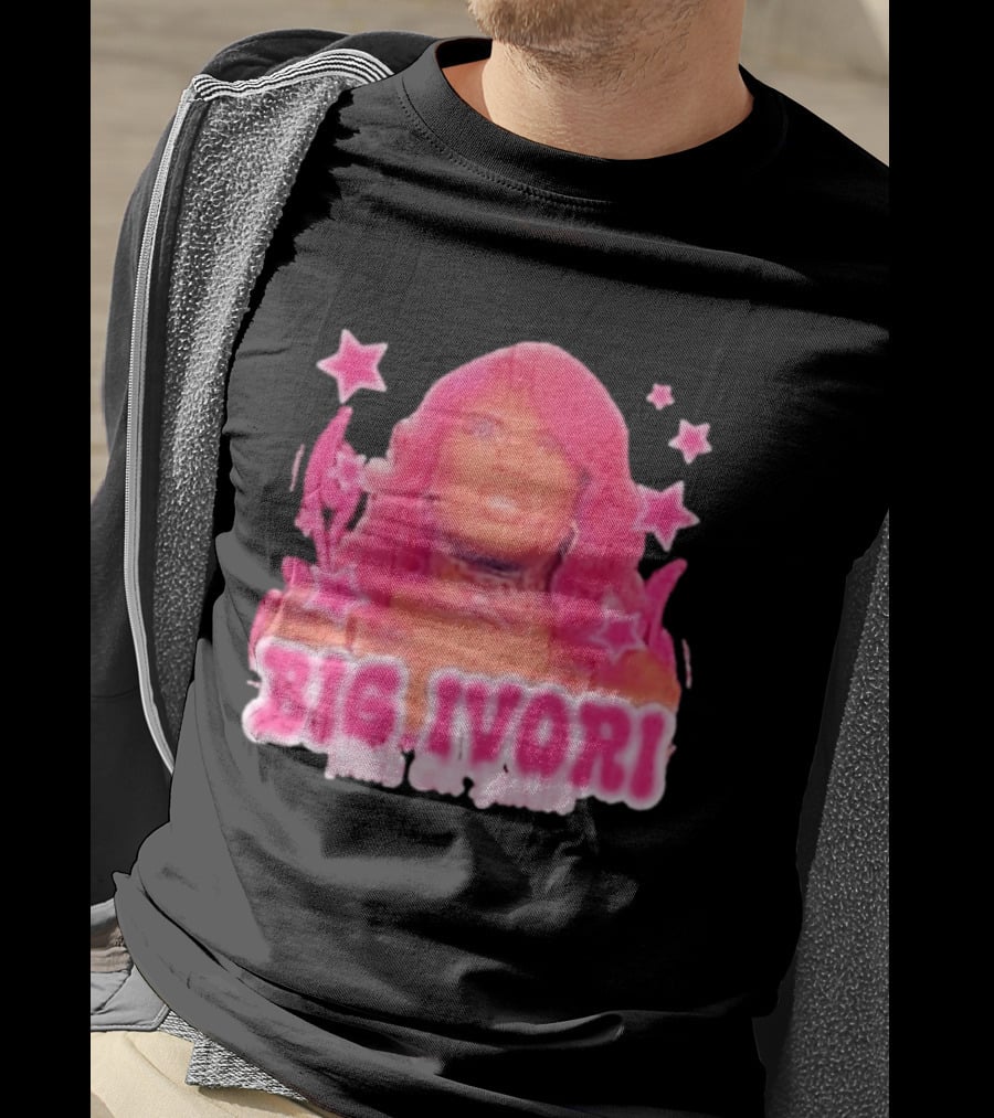 Big Ivori Bitch Got Parked Ivori Minor Stars Retro Pink Aesthetic T-Shirt