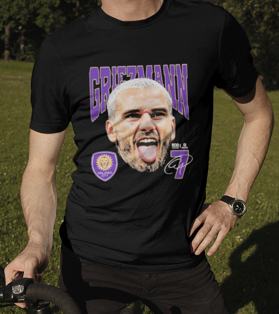 Griezmann Orlando City 7 Soccer Legend Celebration 500 T-Shirt