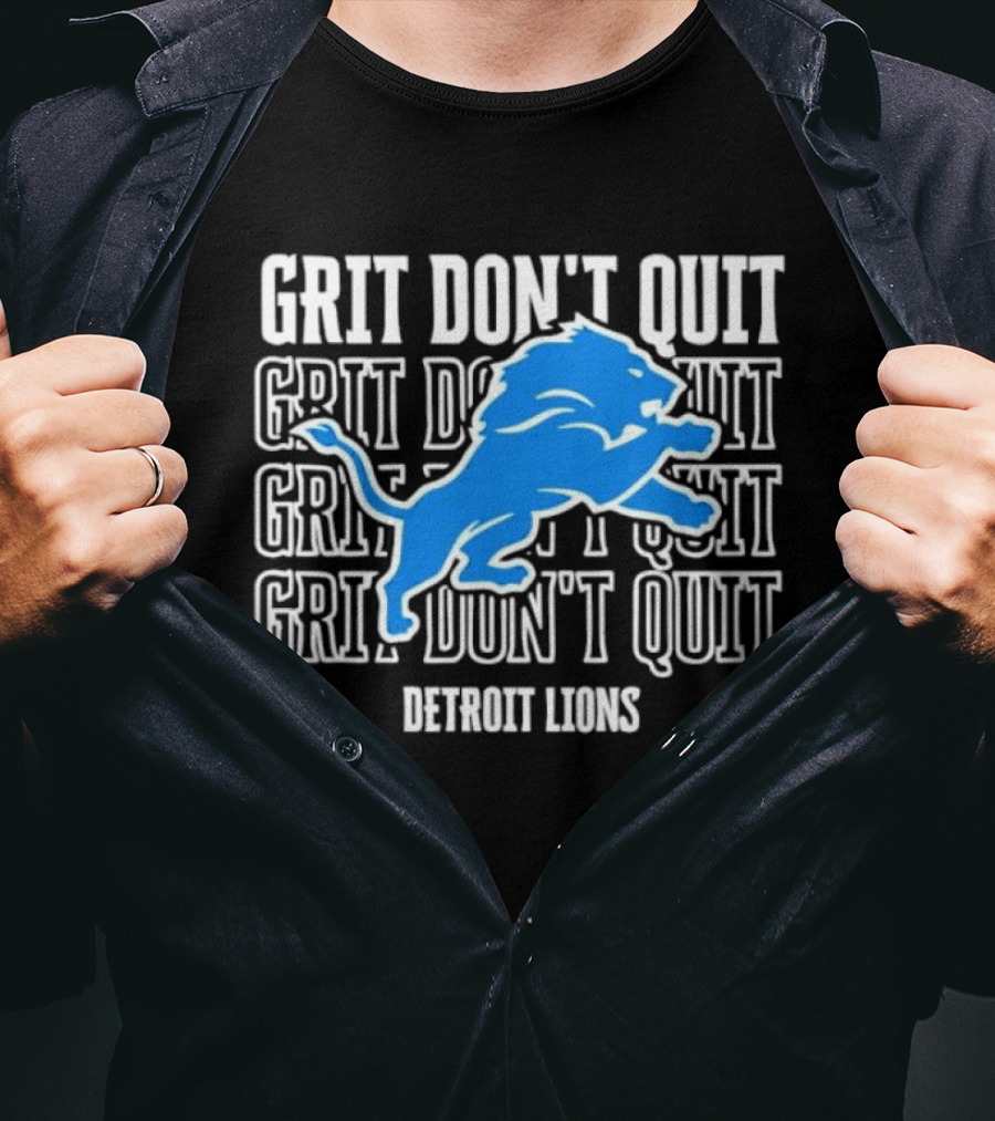 Grit Don’t Quit Detroit Lions Classic T-Shirt
