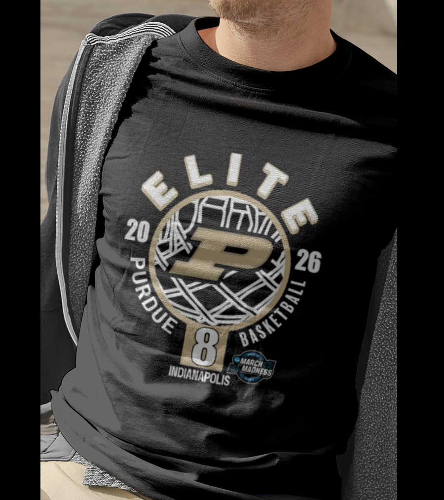 Purdue Boilermakers Elite Eight 2026 NCAA Basketball March Madness Indianapolis T-Shirt