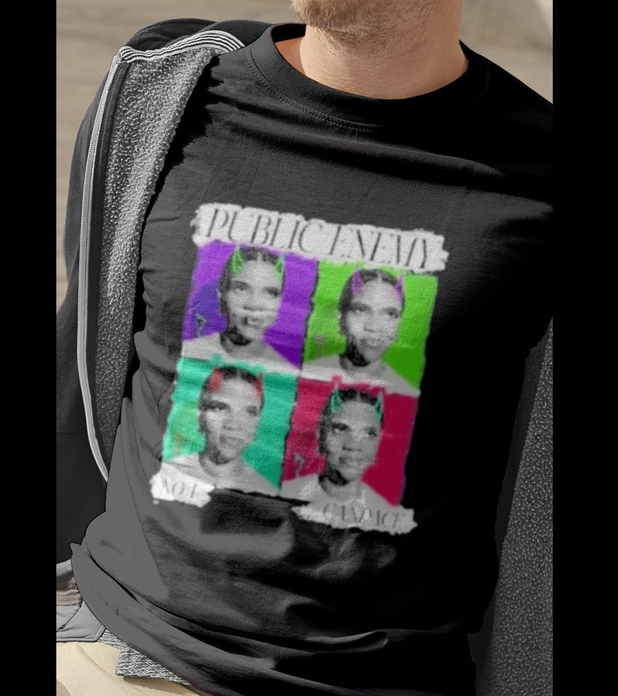 Candace Owens Public Enemy No 1 Pop Art Style Quad T-Shirt