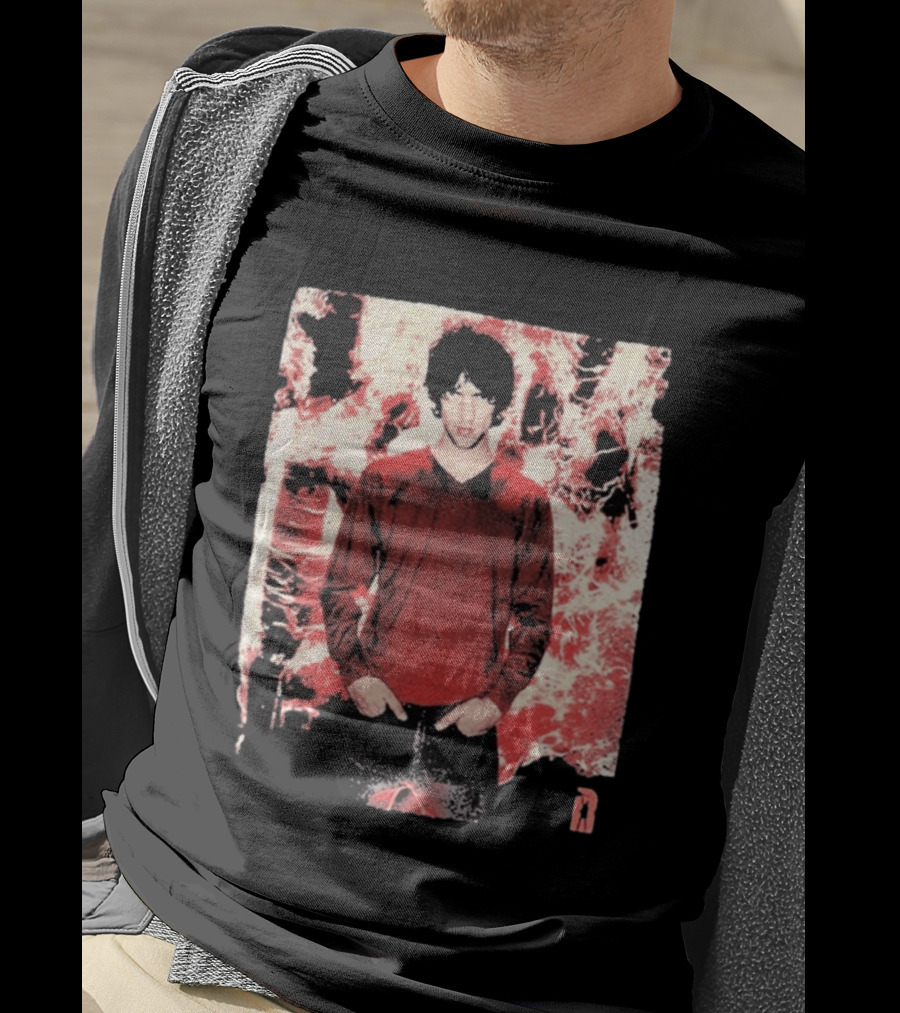 Richard Ashcroft 2026 Tour Classic Photo Red Abstract T-Shirt