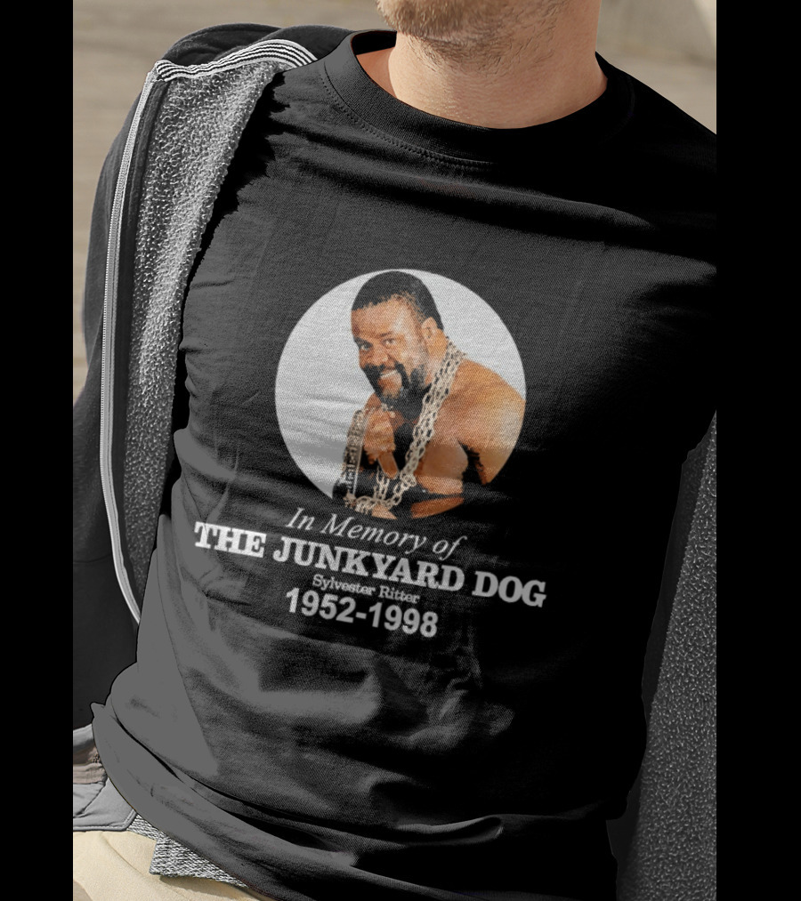 WWE In Memory Of The Junkyard Dog Sylvester Ritter 1952 1998 T-Shirt