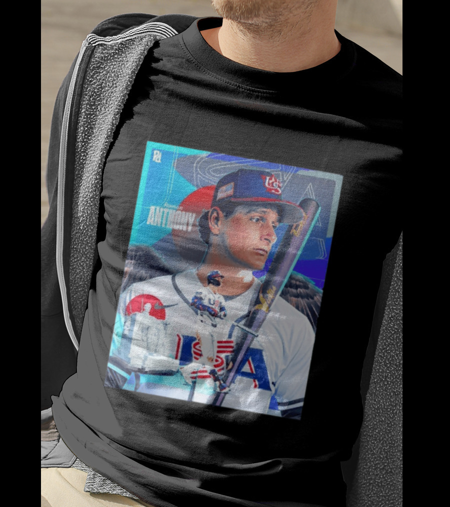 Roman Anthony USA Baseball 2026 World Baseball Classic Team Player T-Shirt