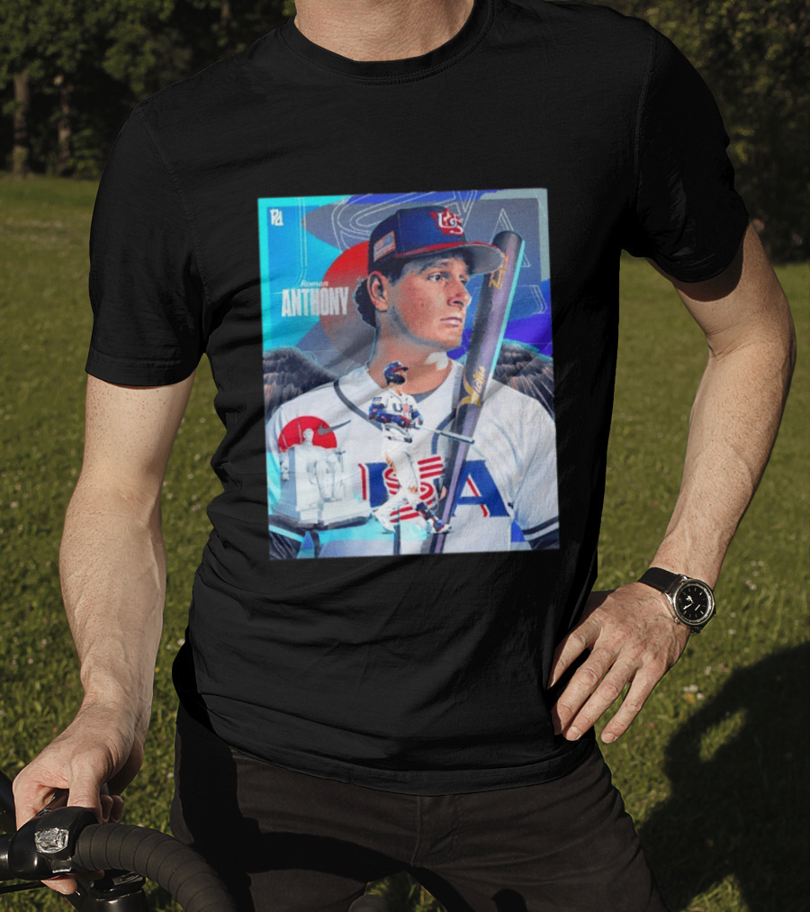 Roman Anthony USA Baseball 2026 World Baseball Classic Team Player T-Shirt