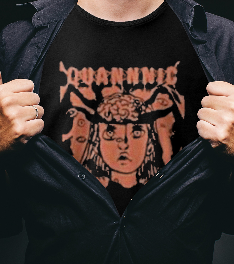 QUANNNIC Brain Deadair Surreal Face T-Shirt