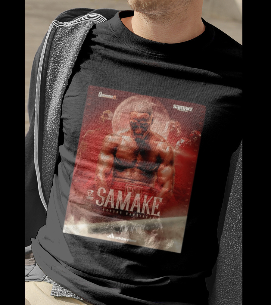 Samake Versus Hadribeaj 2026 Venum Boxing Match Adidas Arena April 25 T-Shirt