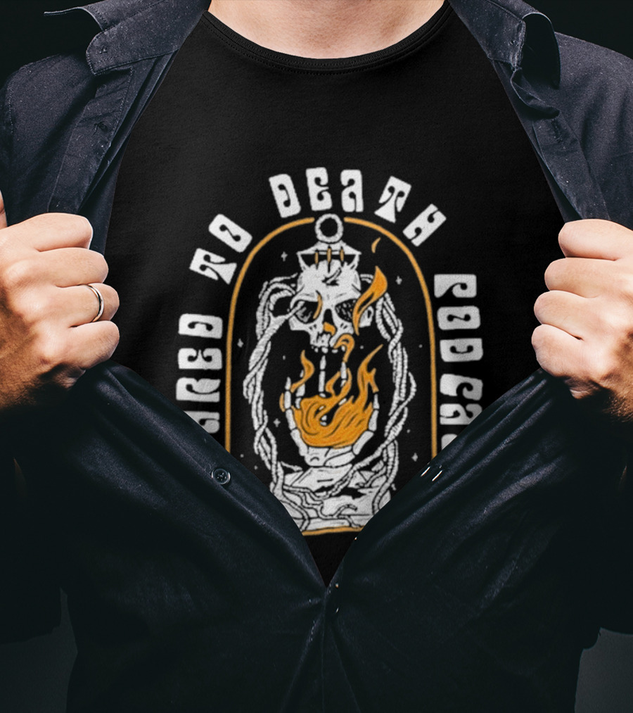 Scared To Death Podcast Eternal Lantern Flame T-Shirt