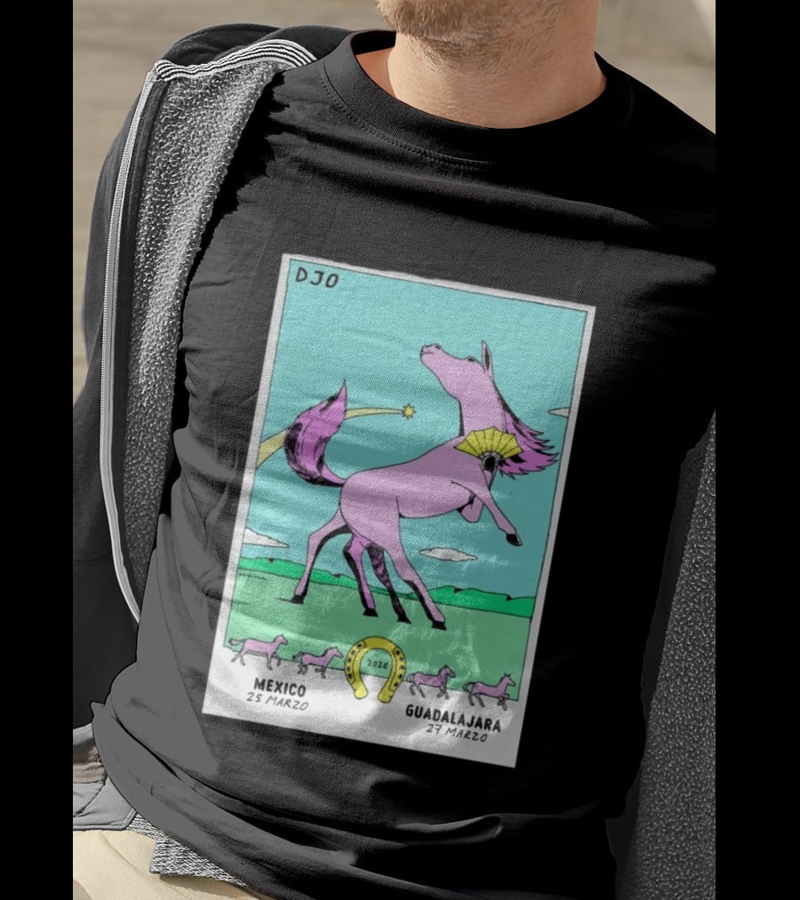 Djo 2026 Guadalajara March 27 Mexico Purple Horse T-Shirt