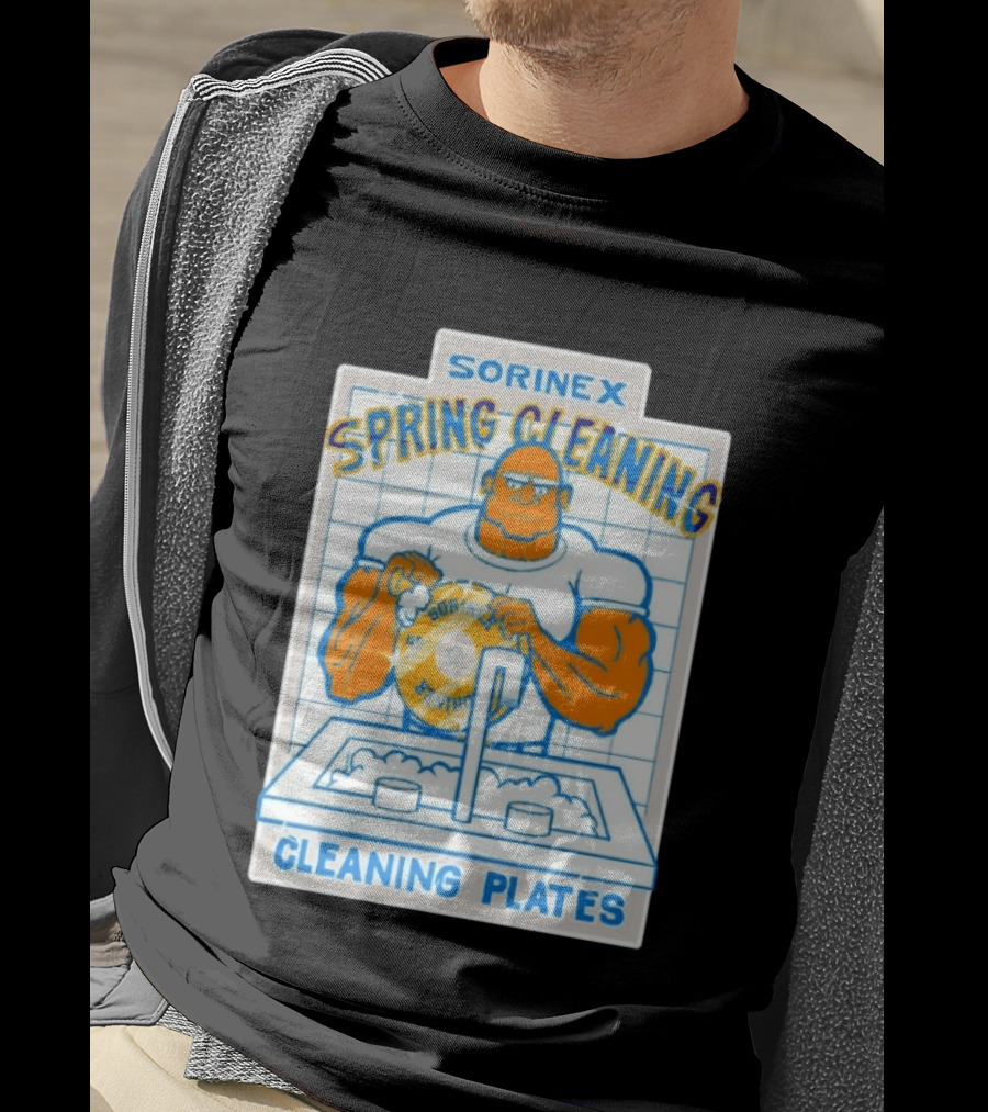 SORINEX Spring Cleaning Cleaning Plates T-Shirt