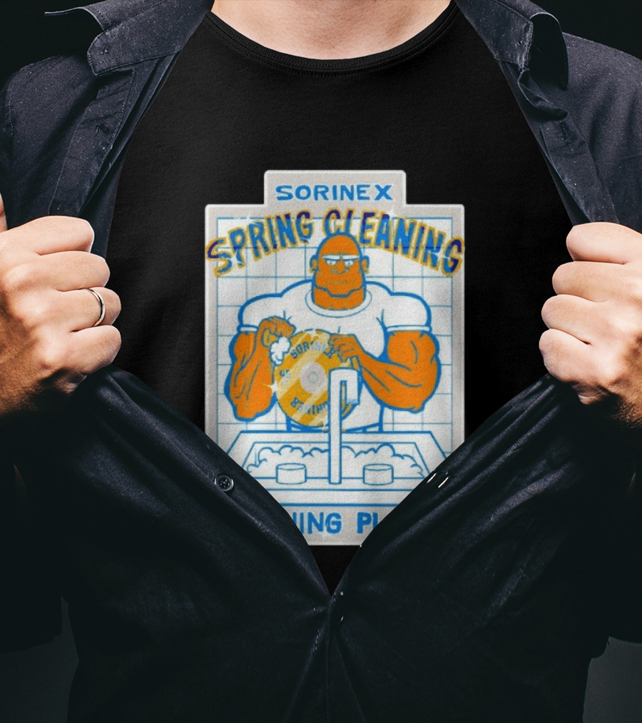 SORINEX Spring Cleaning Cleaning Plates T-Shirt