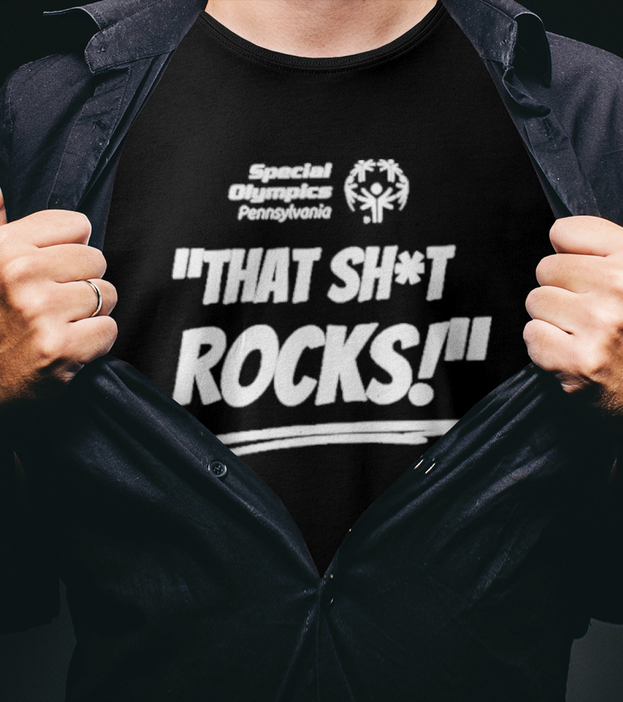 Special Olympics Pennsylvania That Shit Rocks T-Shirt
