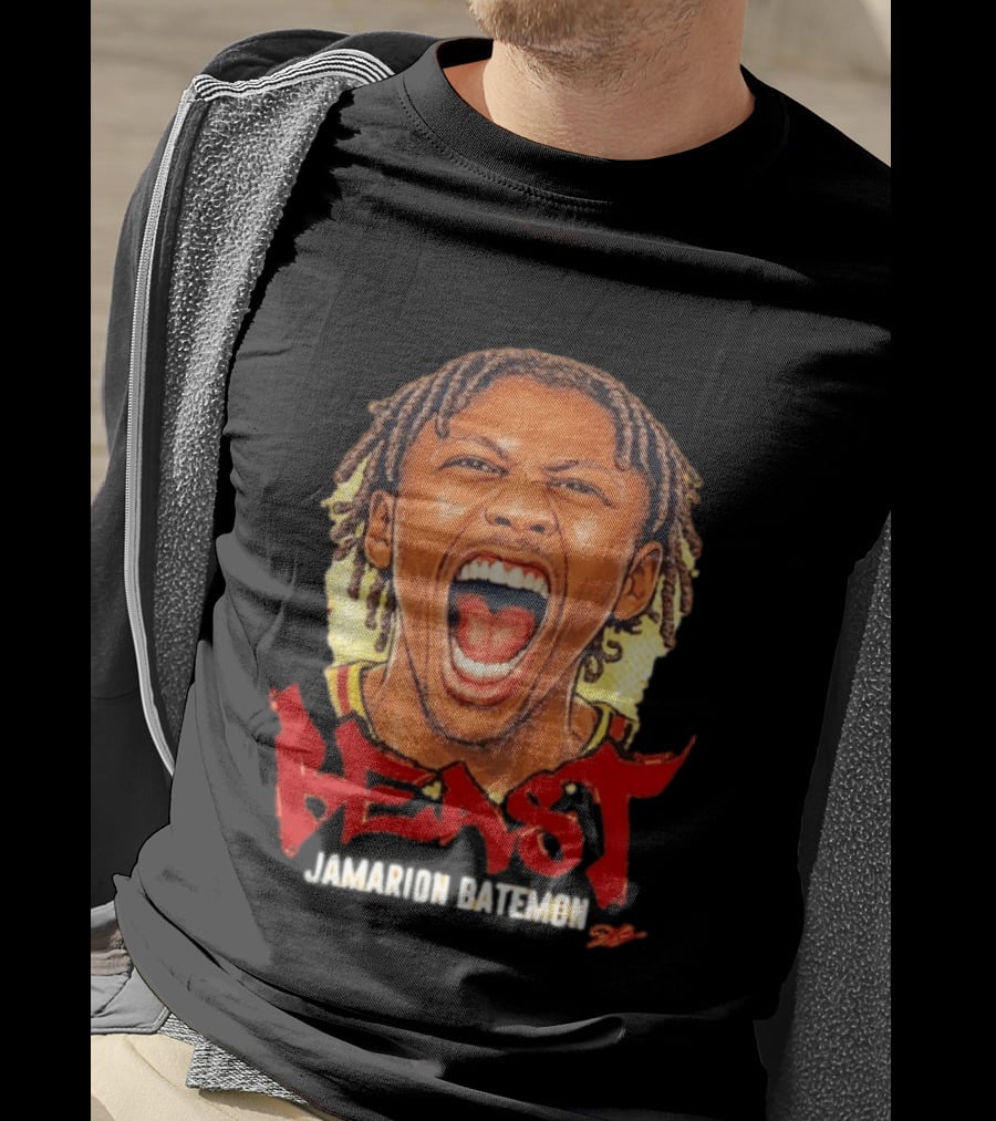 Iowa State Cyclones The Beast Jamarion Batemon Scream Big Head T-Shirt