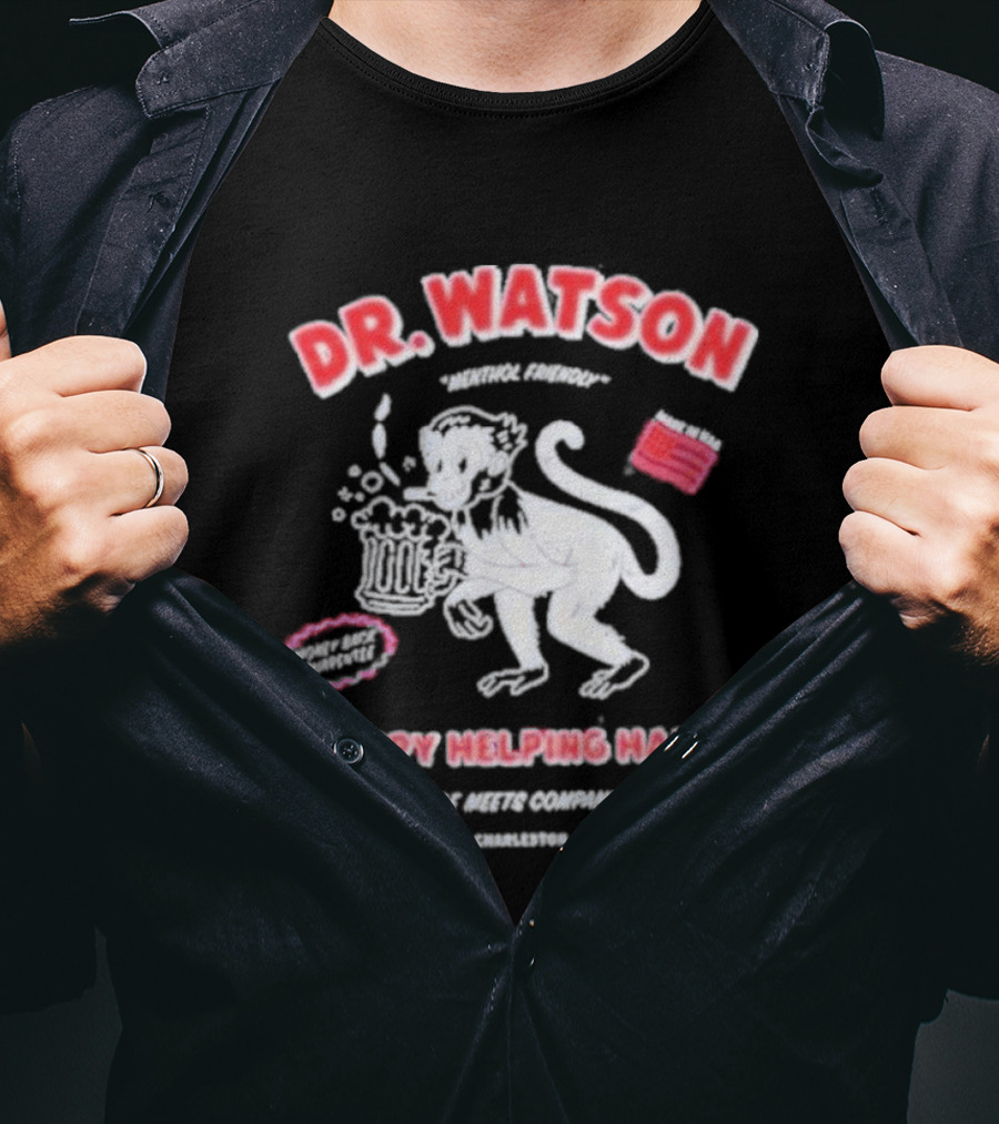 Dr. Watson Happy Helping Hands Monkey The Righteous Gemstones T-Shirt