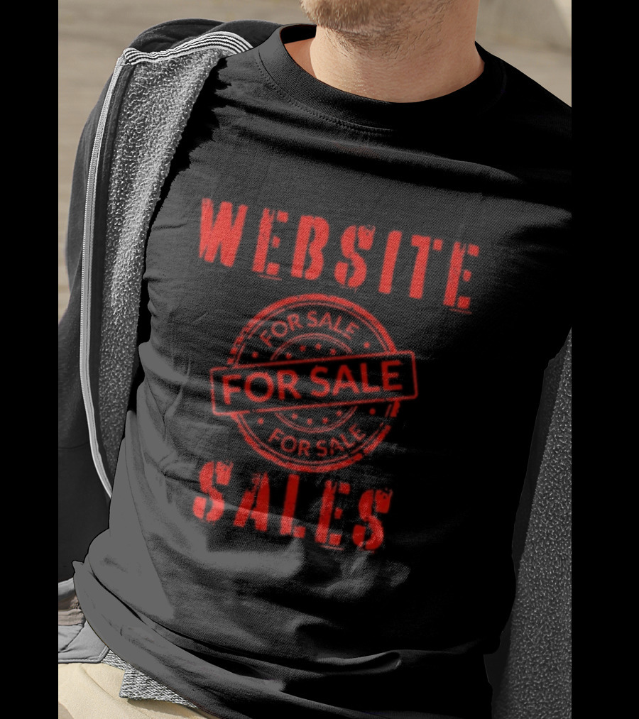 Website Sales For Sale Online Promotion T-Shirt