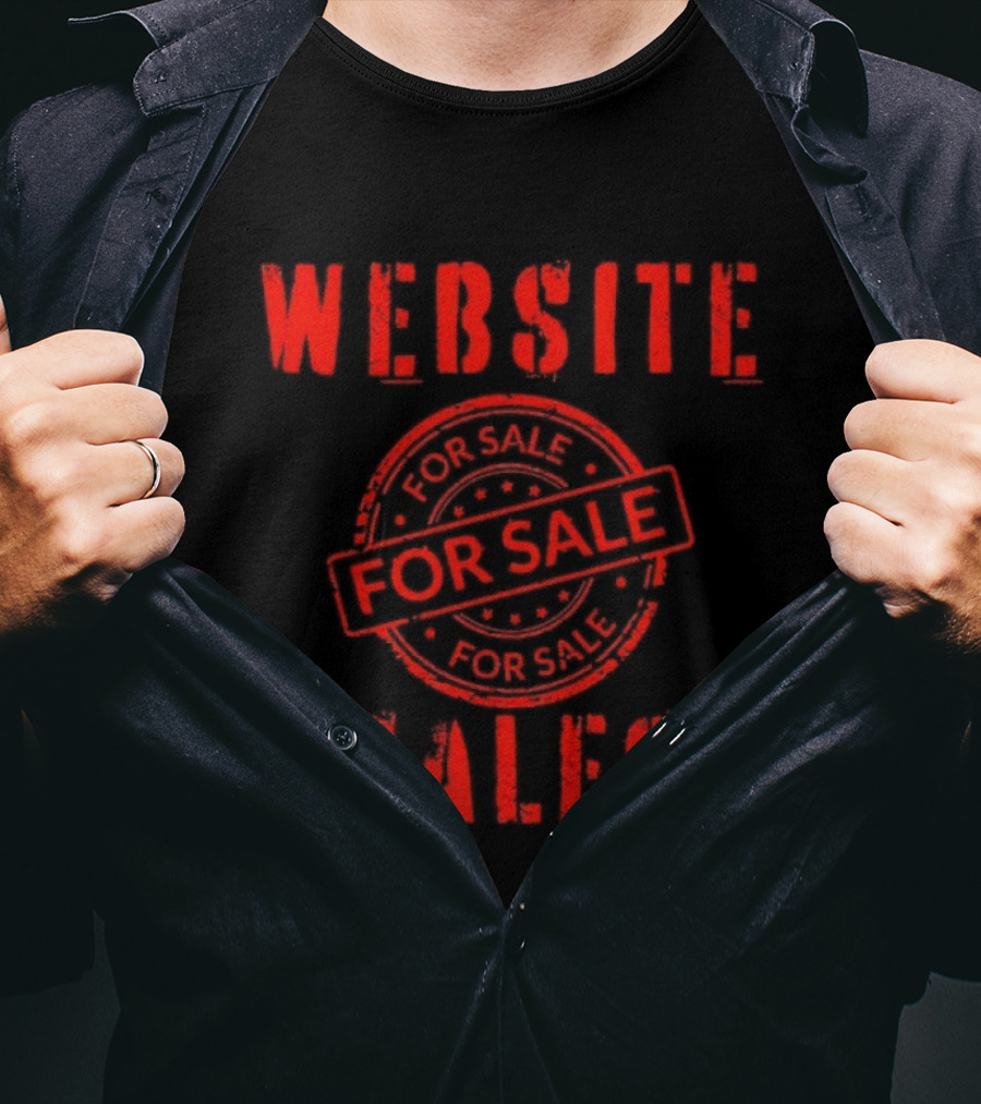 Website Sales For Sale Online Promotion T-Shirt