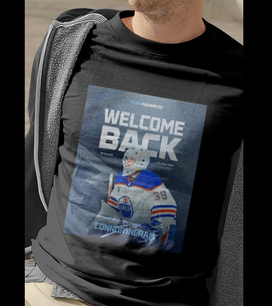 Utah Mammoth Welcome Back Connor Ingram 22 Games UTA 2024 2025 T-Shirt