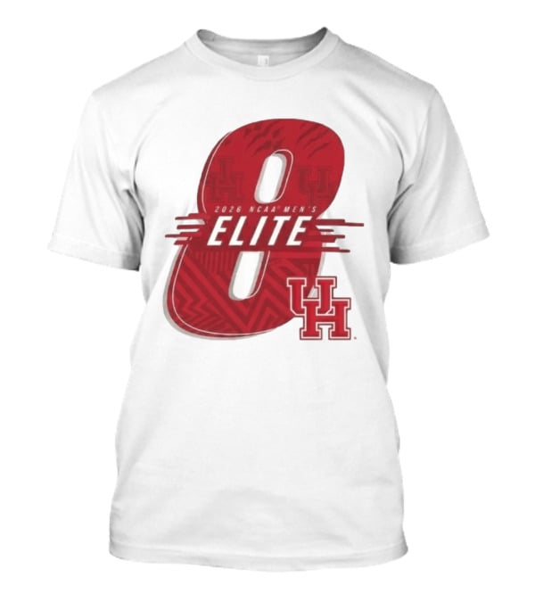 2026 NCAA Men's Elite 8 Houston Cougars UH T-Shirt