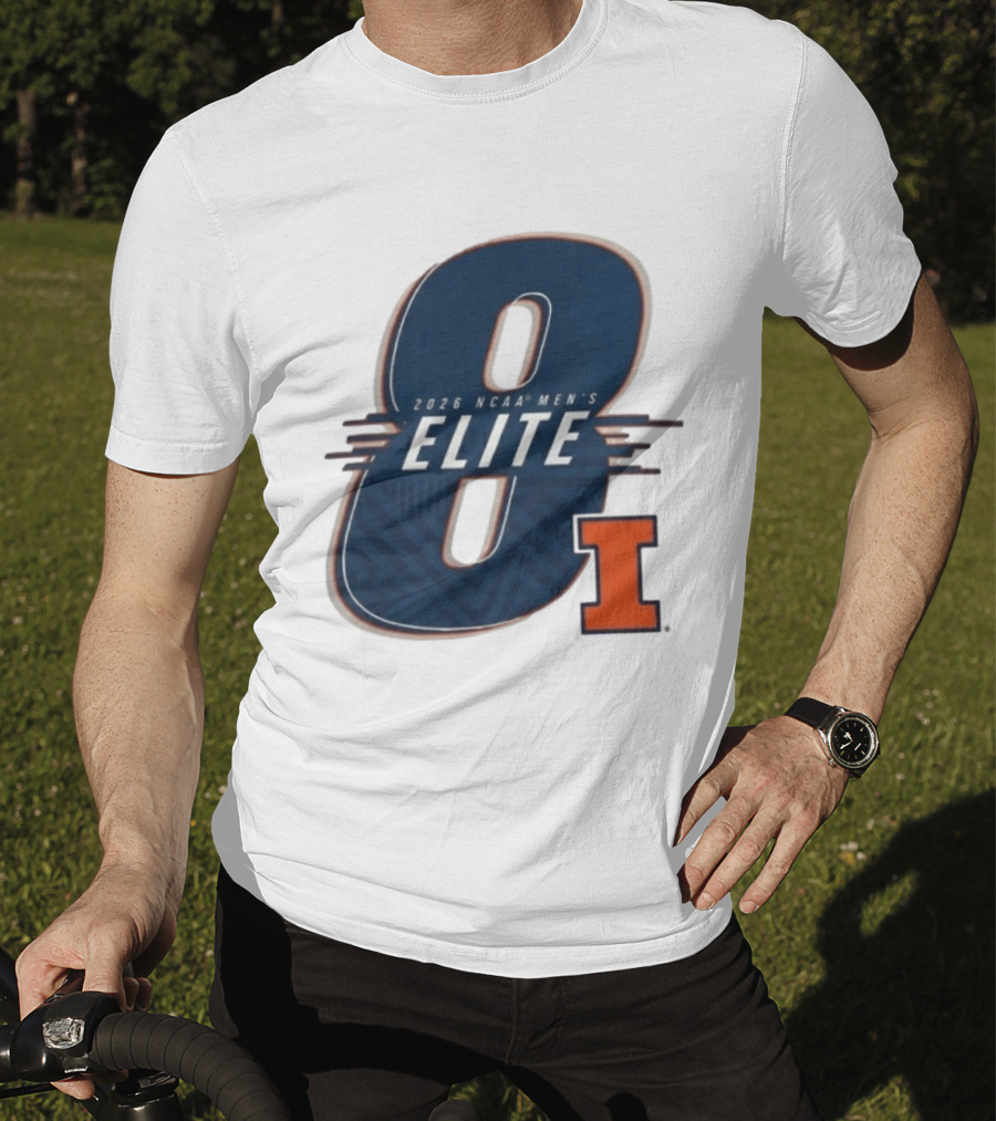 2026 NCAA Men's Elite 8 Illinois Fighting Illini I T-Shirt