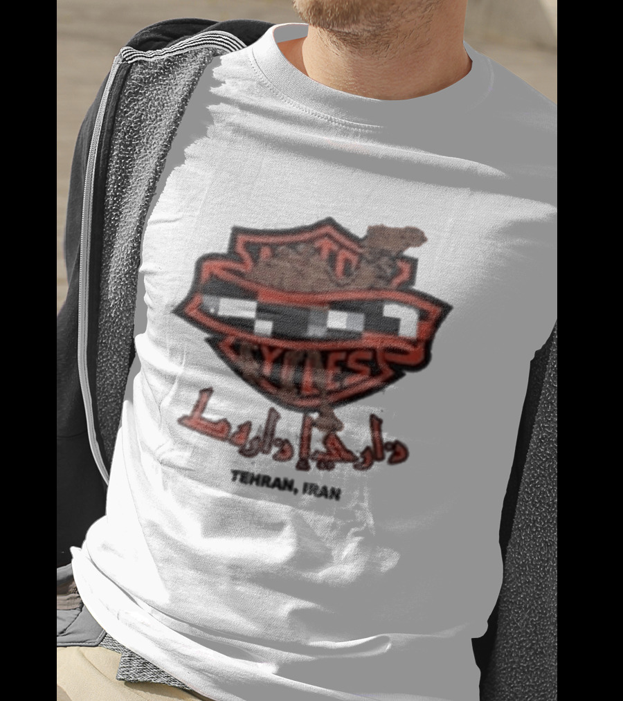 Wet Styles Tehran Iran Vintage Harley Davidson Logo Camel T-Shirt
