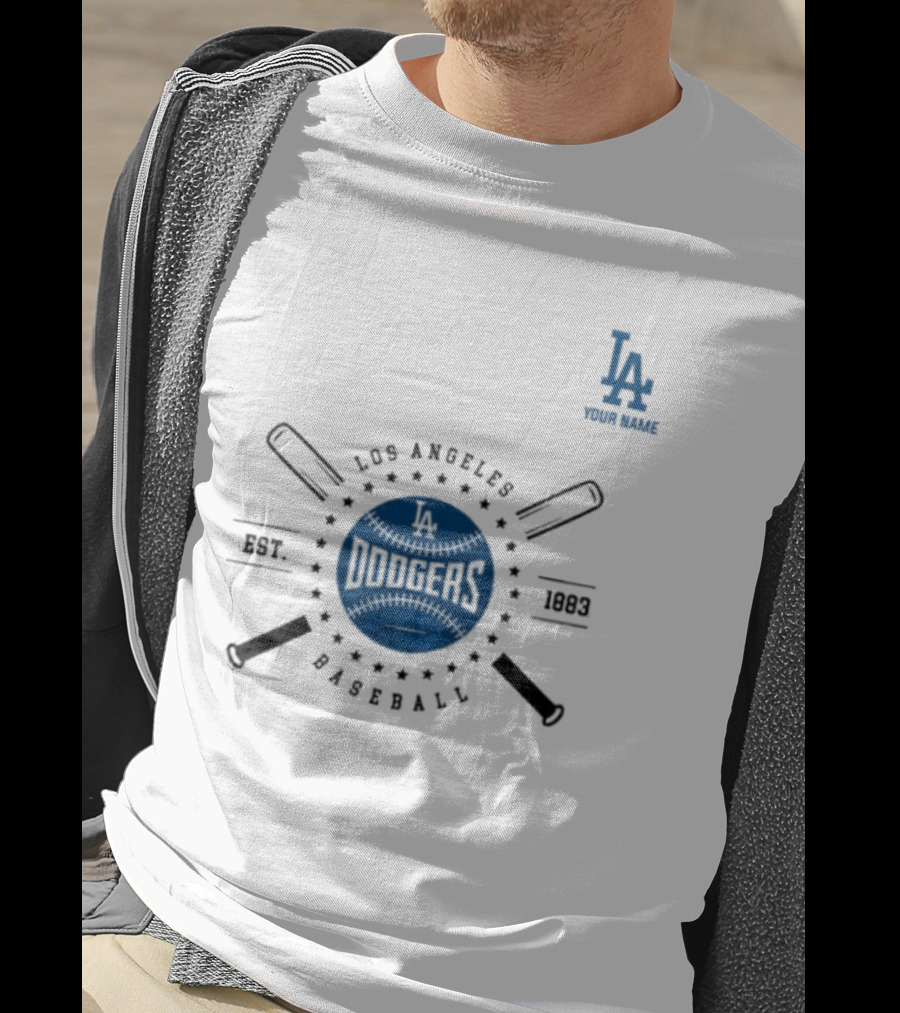 Los Angeles Dodgers Baseball Est 1883 LA Team Store T-Shirt