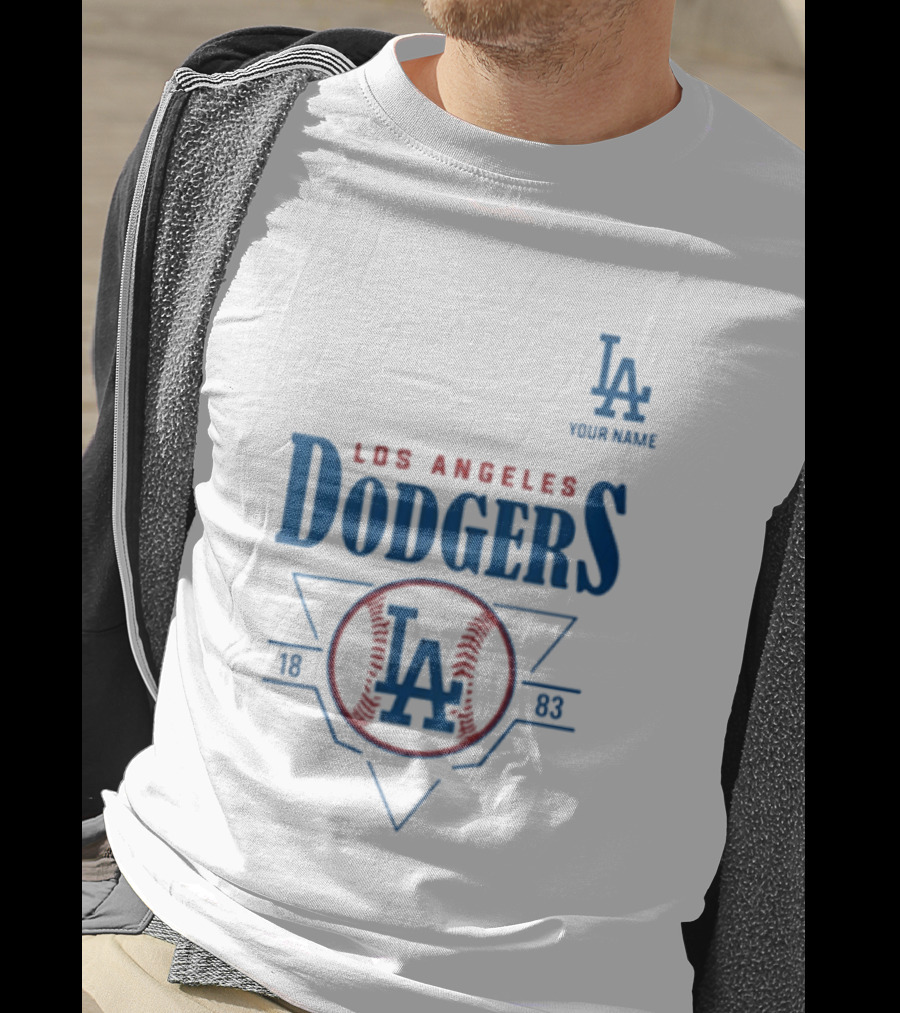 Los Angeles Dodgers 1903 Your Name LA Baseball T-Shirt