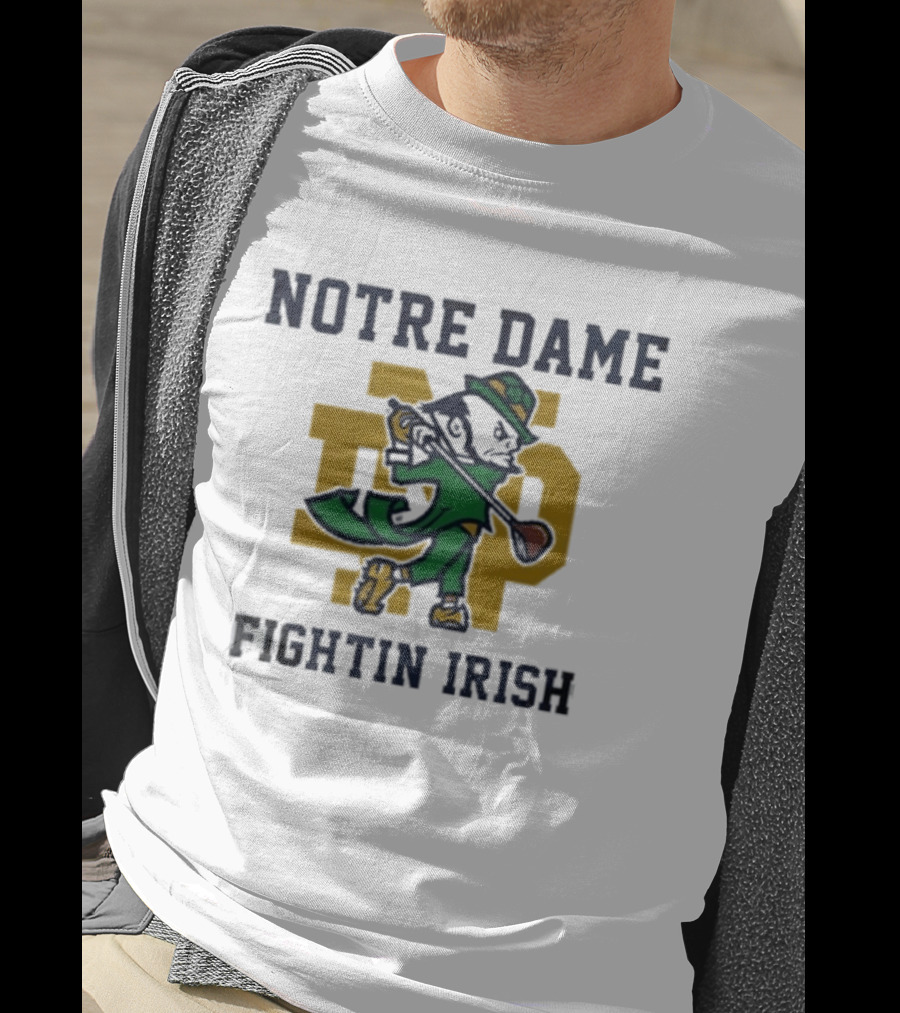Notre Dame Fightin Irish Vintage Leprechaun ND T-Shirt