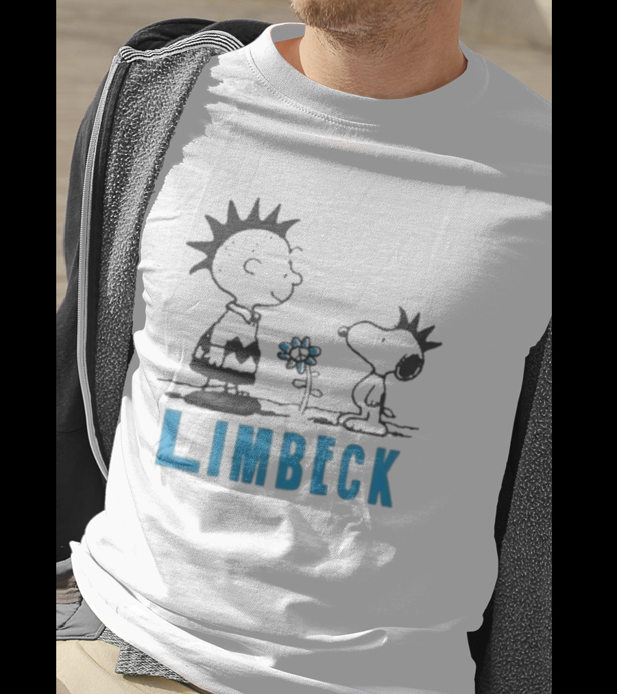 Peanuts Snoopy Punk Charlie Brown Limbeck Flower T-Shirt