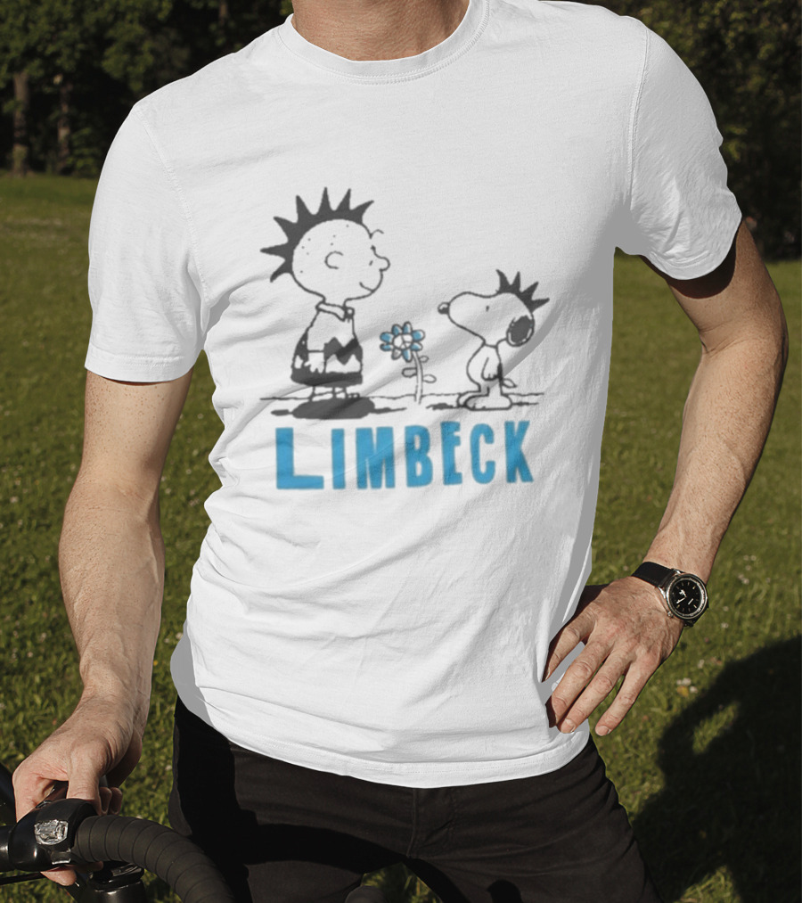 Peanuts Snoopy Punk Charlie Brown Limbeck Flower T-Shirt