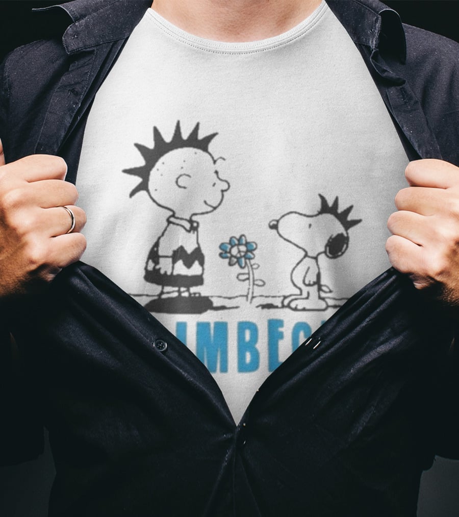 Peanuts Snoopy Punk Charlie Brown Limbeck Flower T-Shirt