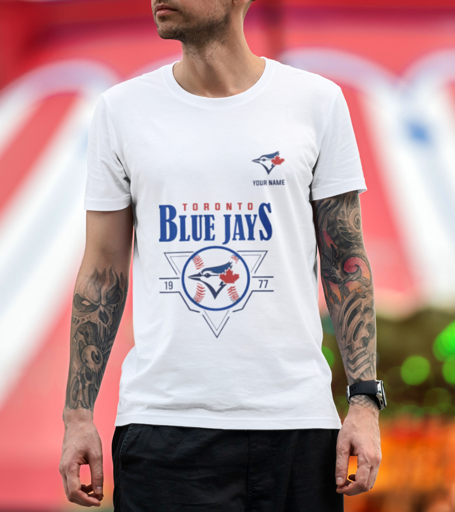 Toronto Blue Jays Your Name 1977 Retro Baseball T-Shirt