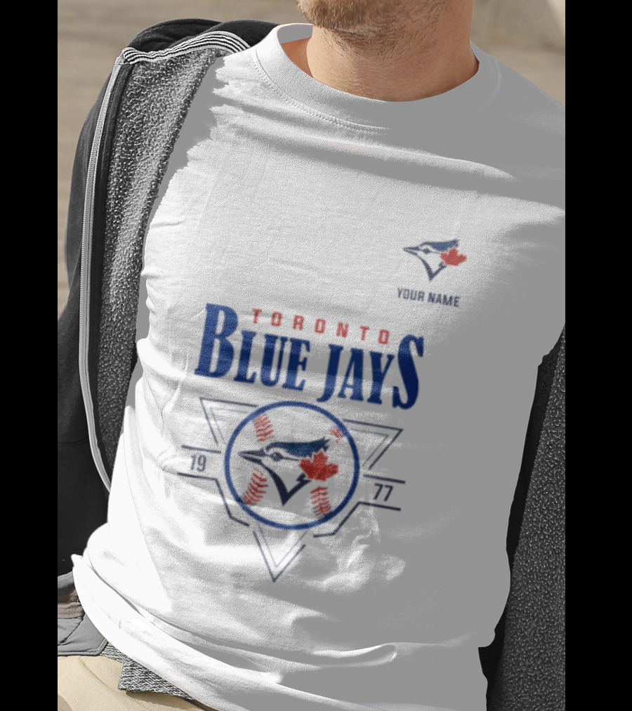Toronto Blue Jays Your Name 1977 Retro Baseball T-Shirt